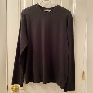 MEN’S SIZE LARGE LONG SLEEVE BLACK T SHIRT BY TRISTAN & AMERICA